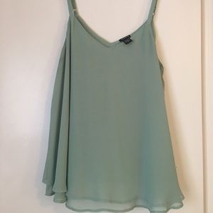 Torrid Light teal tank top